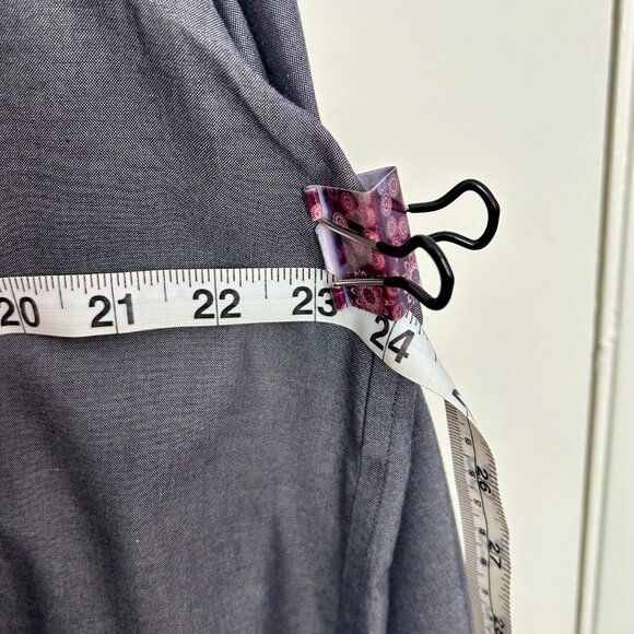 Gold Label Investments Dark Gray Button Down Shirt in sz 20W - Picture 5 of 5